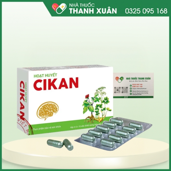 Hoạt huyết CIKAN - Hỗ trợ bổ huyết, hoạt huyết